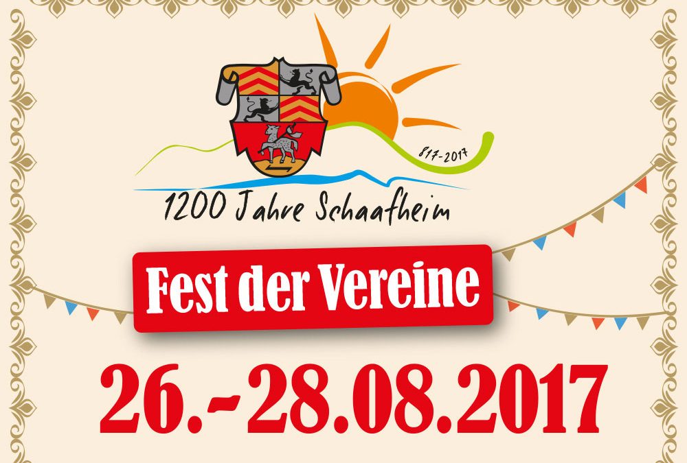 Fest der Vereine am 26.-28.08.2017 (Kerbwochenende)