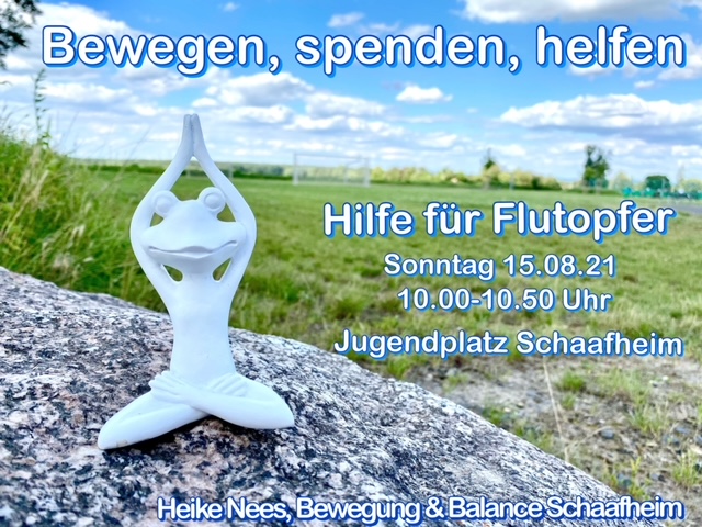 Bewegen, spenden, helfen – Hilfe für Flutopfer